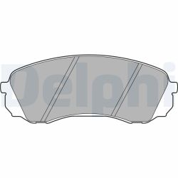 Stabdžių trinkelių rinkinys, diskinis stabdys DELPHI LP2094