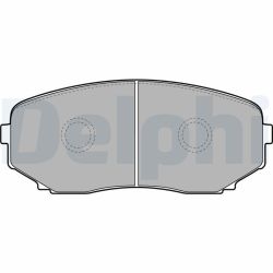 Stabdžių trinkelių rinkinys, diskinis stabdys DELPHI LP2098