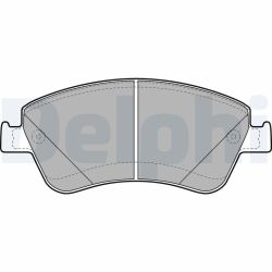 Stabdžių trinkelių rinkinys, diskinis stabdys DELPHI LP2102