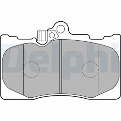 Stabdžių trinkelių rinkinys, diskinis stabdys DELPHI LP2122