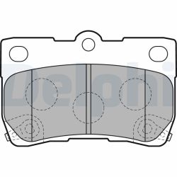 Stabdžių trinkelių rinkinys, diskinis stabdys DELPHI LP2130