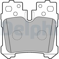 Stabdžių trinkelių rinkinys, diskinis stabdys DELPHI LP2214