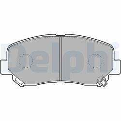 Stabdžių trinkelių rinkinys, stovėjimo stabdys DELPHI LP2481