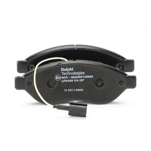 Stabdžių trinkelių rinkinys, diskinis stabdys DELPHI LP2498