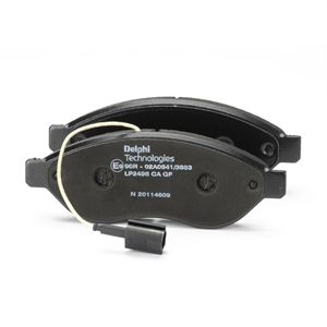 Stabdžių trinkelių rinkinys, diskinis stabdys DELPHI LP2498