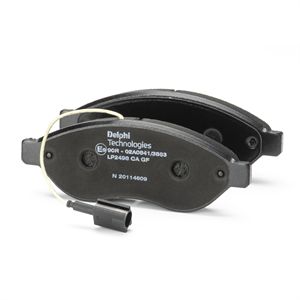 Stabdžių trinkelių rinkinys, diskinis stabdys DELPHI LP2498