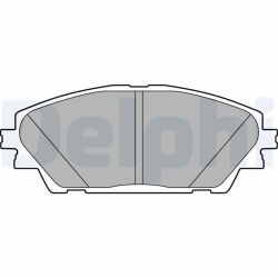 Stabdžių trinkelių rinkinys, diskinis stabdys DELPHI LP2701