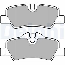 Stabdžių trinkelių rinkinys, diskinis stabdys DELPHI LP2762