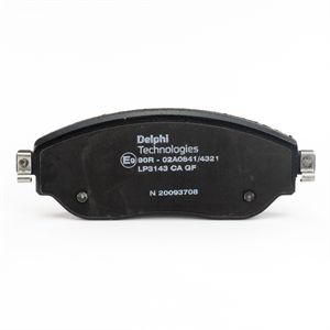 Stabdžių trinkelių rinkinys, diskinis stabdys DELPHI LP3143