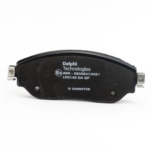 Stabdžių trinkelių rinkinys, diskinis stabdys DELPHI LP3143