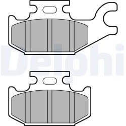 Stabdžių trinkelių rinkinys, diskinis stabdys DELPHI LP3191