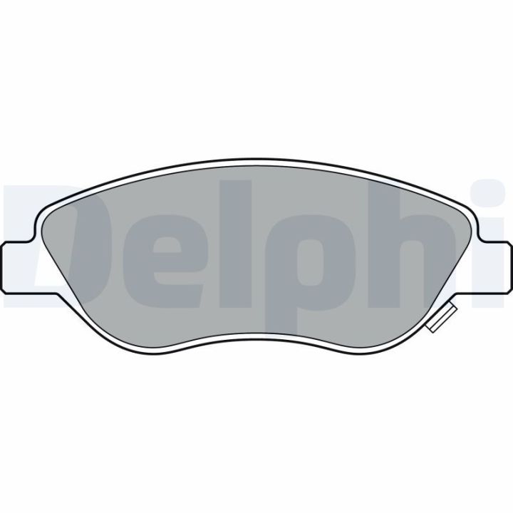 Stabdžių trinkelių rinkinys, diskinis stabdys DELPHI LP3360