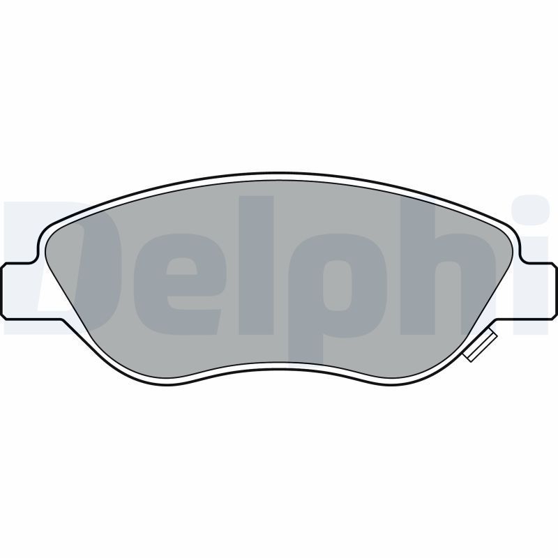 Stabdžių trinkelių rinkinys, diskinis stabdys DELPHI LP3360