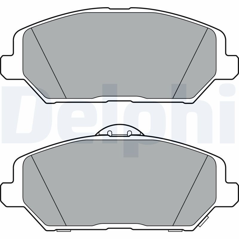 Stabdžių trinkelių rinkinys, stovėjimo stabdys DELPHI LP3385