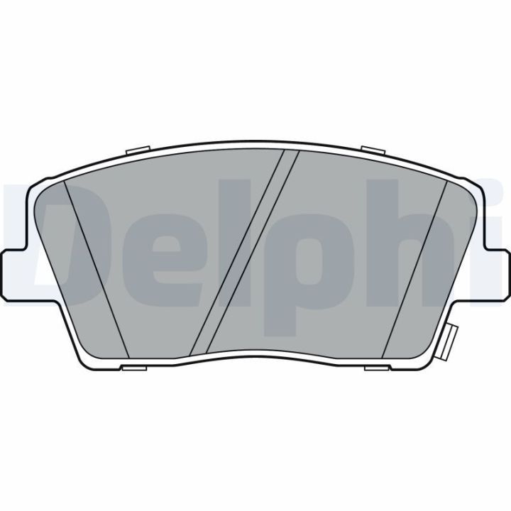 Stabdžių trinkelių rinkinys, diskinis stabdys DELPHI LP3390