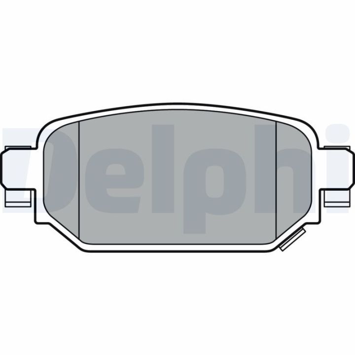 Stabdžių trinkelių rinkinys, diskinis stabdys DELPHI LP3393