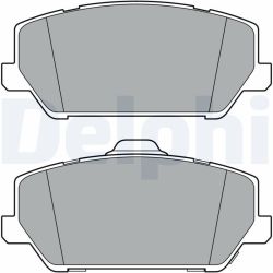 Stabdžių trinkelių rinkinys, diskinis stabdys DELPHI LP3400