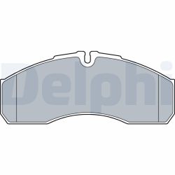 Stabdžių trinkelių rinkinys, stovėjimo stabdys DELPHI LP3541