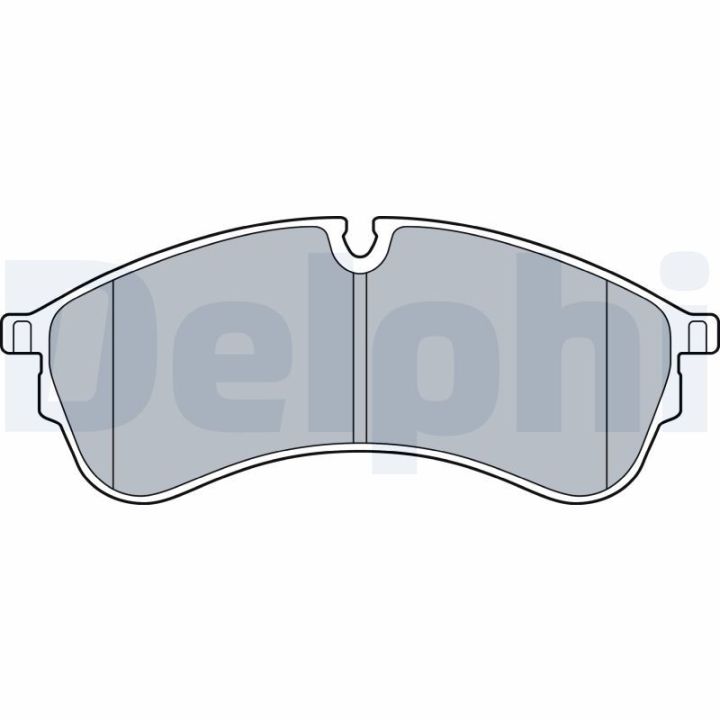 Stabdžių trinkelių rinkinys, diskinis stabdys DELPHI LP3545