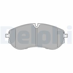 Stabdžių trinkelių rinkinys, diskinis stabdys DELPHI LP3610