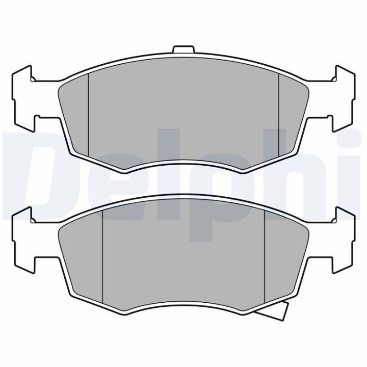 Stabdžių trinkelių rinkinys, diskinis stabdys DELPHI LP3668