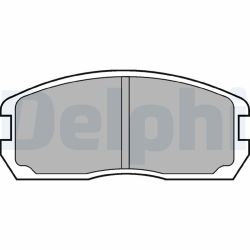 Stabdžių trinkelių rinkinys, diskinis stabdys DELPHI LP467