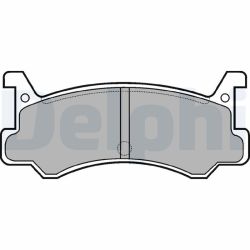 Stabdžių trinkelių rinkinys, diskinis stabdys DELPHI LP521