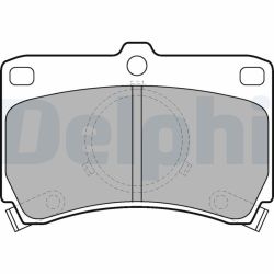 Stabdžių trinkelių rinkinys, diskinis stabdys DELPHI LP531