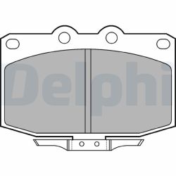 Stabdžių trinkelių rinkinys, diskinis stabdys DELPHI LP621