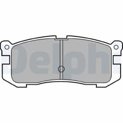 Stabdžių trinkelių rinkinys, diskinis stabdys DELPHI LP624