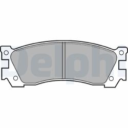 Stabdžių trinkelių rinkinys, diskinis stabdys DELPHI LP632