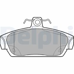 Stabdžių trinkelių rinkinys, diskinis stabdys DELPHI LP653