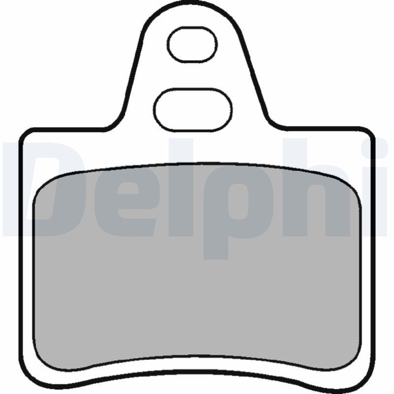 Stabdžių trinkelių rinkinys, diskinis stabdys DELPHI LP655