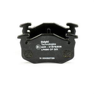 Stabdžių trinkelių rinkinys, diskinis stabdys DELPHI LP699