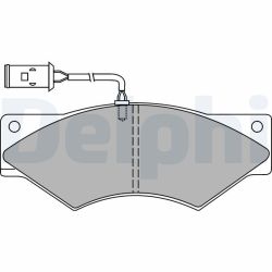 Stabdžių trinkelių rinkinys, diskinis stabdys DELPHI LP8040