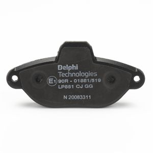 Stabdžių trinkelių rinkinys, diskinis stabdys DELPHI LP851