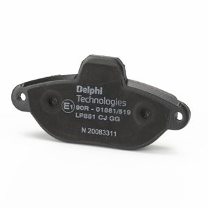 Stabdžių trinkelių rinkinys, diskinis stabdys DELPHI LP851