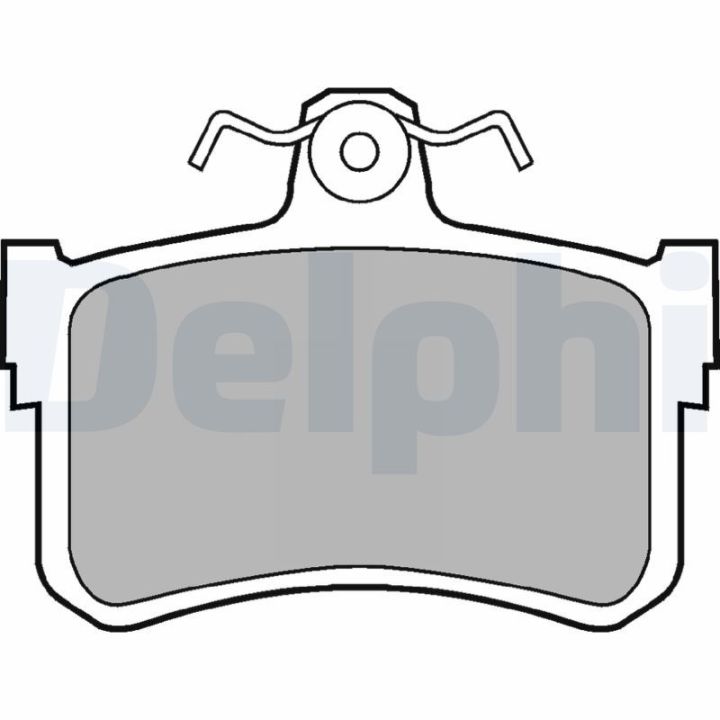 Stabdžių trinkelių rinkinys, diskinis stabdys DELPHI LP880