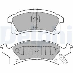Stabdžių trinkelių rinkinys, diskinis stabdys DELPHI LP898