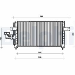 Kondensatorius, oro kondicionierius DELPHI TSP0225032