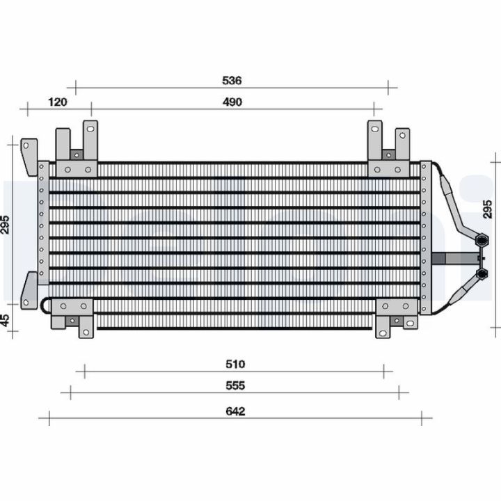 Kondensatorius, oro kondicionierius DELPHI TSP0225060