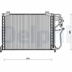 Kondensatorius, oro kondicionierius DELPHI TSP0225064