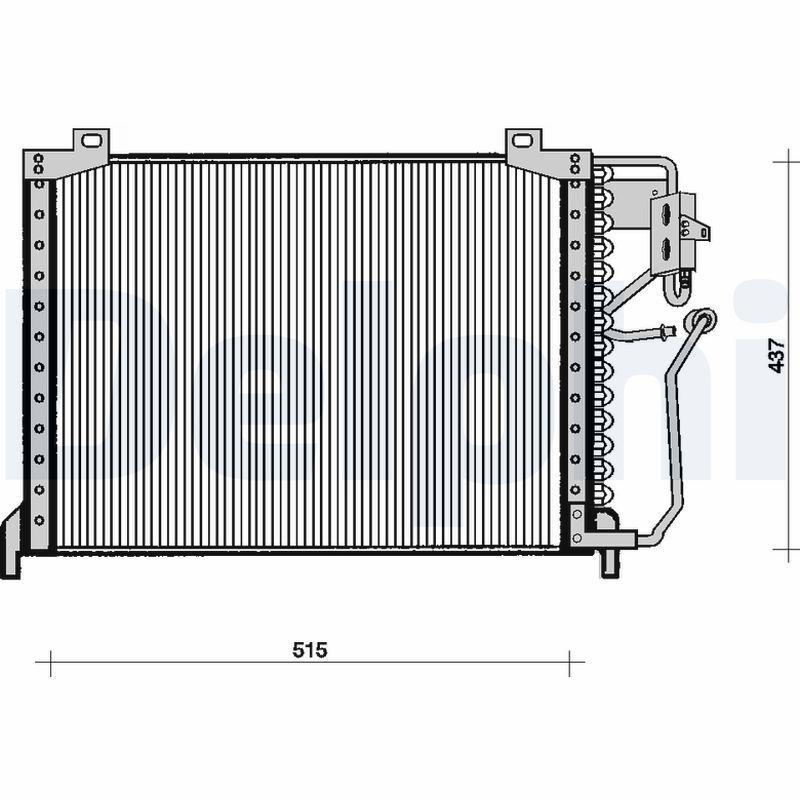 Kondensatorius, oro kondicionierius DELPHI TSP0225064