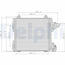 Kondensatorius, oro kondicionierius DELPHI TSP0225089