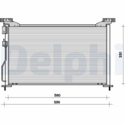Kondensatorius, oro kondicionierius DELPHI TSP0225092