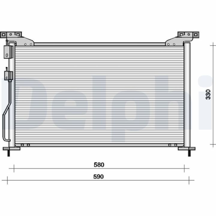 Kondensatorius, oro kondicionierius DELPHI TSP0225092