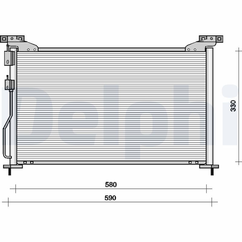 Kondensatorius, oro kondicionierius DELPHI TSP0225092