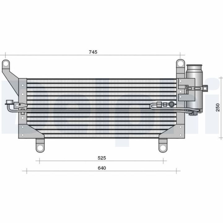 Kondensatorius, oro kondicionierius DELPHI TSP0225114