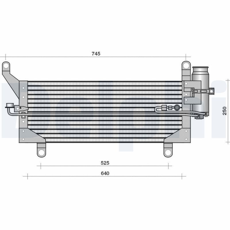 Kondensatorius, oro kondicionierius DELPHI TSP0225114
