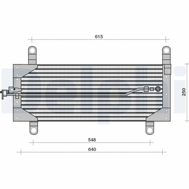 Kondensatorius, oro kondicionierius DELPHI TSP0225121